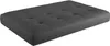 A dark gray tufted cushion for pallet furniture. Produktbild-Vorschau