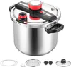 SucceBuy Schnellkochtopf 11 L, Edelstahl-Dampfkochtopf mit Produktbild-Vorschau 1