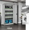 Armoire métallique 5 niveaux - gris, 90 cm Voir les images du produit 4