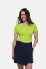 HAKRO Hakro Damen V-Shirt Baumwolle Tec #169 Gr. XL kiwi Produktbild-Vorschau 5