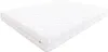 A white mattress with a quilted pattern and a zipper running along the side, presented on a white background. Podgląd zdjęcia produktu