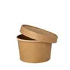 Suppenbecher, Pappe rund 230 ml Ø 9,8 cm · 6 cm braun Produktbild-Vorschau 3