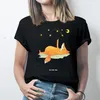 Mr. & Mrs. Panda Größe M T-Shirt Fuchs Sterne - Schwarz - Produktbild-Vorschau 3