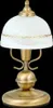 Klasická stolní lampa se skleněným stínidlem hnědá E14 Náhled obrázku produktu 6
