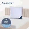 Daunenkissen, 3-Kammer Kopfkissen 80x80 cm, Kissen 60% Produktbild-Vorschau 2