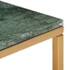 konferenční stolek vidaXL Green 40×40×35 cm Pravý kámen ve Náhled obrázku produktu 3