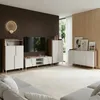 BEAUTYSOFA | Vysoká komoda POSITIVO, kombinace dřeva Náhled obrázku produktu 7