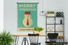 MuchoWow® Wandteppich Wandbehang Illustration - Schneemann Produktbild-Vorschau 3
