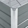 vidaXL Letto da giardino rialzato in acciaio zincato Anteprima dell’immagine prodotto 6