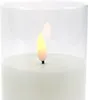 Candela LED in vetro con funzione timer 7,5x15cm bianco Anteprima dell’immagine prodotto 7