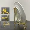 4-teiliger Tellerständer – galvanisiert, goldfarben – 15 cm Produktbild-Vorschau 5