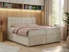 Boxspringbett, Doppelbett, Polsterbett mit Kopfstütze, Produktbild-Vorschau 1