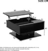 Merax Couchtisch Höhenverstellbar mit LED-Beleuchtung, Produktbild-Vorschau 5