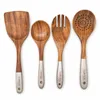 4-teiliges Holz-Küchenutensilien-Set – Kochlöffel, Produktbild-Vorschau 2
