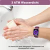 Smartwatch Damen mit Telefonfunktion, 1,85" HD Fitness Produktbild-Vorschau 6