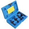 A set of automotive tools in a blue plastic case. Produktbild-Vorschau