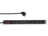 LogiLink PDU9C02, Pionowa, Aluminium, Czarny, 9 x gniazdo Podgląd zdjęcia produktu 8