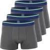Clark Crown® 4er Pack "Bambus" Boxershorts M grau Produktbild-Vorschau 1