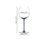 Riedel FATTO A MANO PINOT NOIR DUNKELBLAU 4900/07D Podgląd zdjęcia produktu 3