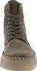 A close-up, front-facing view of a brown suede boot. Produktbild-Vorschau