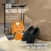 PANTOFFELMANN Filzpantoffeln Herren Damen Winter Filz Produktbild-Vorschau 3
