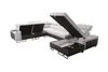 XXL Couch Große Wohnlandschaft U-Form MELODIE VIII - GRAU Produktbild-Vorschau 8