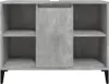 Waschbeckenunterschrank Betongrau 80x33x60 cm Holzwerkstoff Produktbild-Vorschau 6
