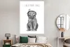MuchoWow® Poster Zitat - Katze - Astronaut - Tiere 120x160 Produktbild-Vorschau 4