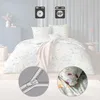 Estella Mako Jersey Bettwäsche 155x220 Sonja mint Blüten Produktbild-Vorschau 11
