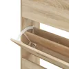 vidaXL Szafka na buty dąb sonoma 63x24x147 cm Materiał Podgląd zdjęcia produktu 7