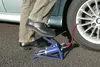 cartrend nožní vzduchová pumpa s dvojitým válcem, modrá Náhled obrázku produktu 2