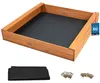 KOTARBAU® Sandkasten mit Sitzbank 140x140 cm Sandkiste aus Produktbild-Vorschau 1