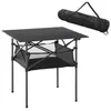Campingtisch aus Aluminium faltbar Klapptisch Falttisch mit Produktbild-Vorschau 1