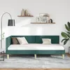 vidaXL Rohový rám postele tmavozelený 80 cm x 200 cm látka Náhľad obrázku produktu 3