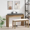vidaXL Supporto per pianoforte in rovere Artisan 100 x 32 x Anteprima dell’immagine prodotto 2