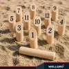 WELLGRO Zahlen-Wurfspiel – Kegelspiel Outdoor Spiel für Produktbild-Vorschau 6