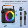 JYX Karaoke Maschine mit 2PCS Mikrofon, Bluetooth Produktbild-Vorschau 7