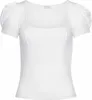 LASCANA Kurzarmshirt weiß Größe 40/42 Produktbild-Vorschau 1