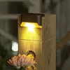 4 Stück LED Solarleuchten Wandlampen Zaunleuchte Produktbild-Vorschau 6