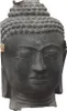 Schöner Buddha Kopf aus Steinguss perfekt für den Garten Produktbild-Vorschau 1
