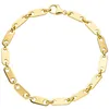 5mm Armband Goldarmband Plattenkette aus 585 Gold Gelbgold, Produktbild-Vorschau 2