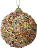 Weihnachtskugel Bunt aus Schaumstoff Ø 8cm - Kunststoff Produktbild-Vorschau 2