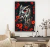 Leinwandbilder 60x90 cm - Tiere, Blumen - Eule, Bilder Produktbild-Vorschau 7