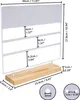 Belle Vous Weißer Metall Ohrring Aufbewahrung Produktbild-Vorschau 2