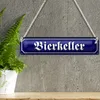 Blechschild Straßenschild 46x10cm Bierkeller Bier Bar Küche Produktbild-Vorschau 3