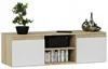Skříňka RTV 120 cm 2 dveře 2 police FRAMIRE RTV mix sonoma Náhled obrázku produktu 3