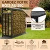 Étagère à bois extérieure en métal 188x70x188 2,3³ RM / Voir les images du produit 3