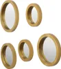 HowHomely | Wandspiegel - Spiegel - gold - 5er Set - Produktbild-Vorschau 4
