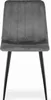 Chaise Valora LAVA en velours gris foncé, lot de 3 | Trio Voir les images du produit 3