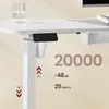 Výškově nastavitelný elektrický stůl VASAGLE, ve tvaru L, Náhled obrázku produktu 6